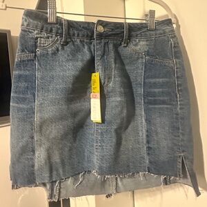 Gianni Bini Denim Mini Skirt - S
